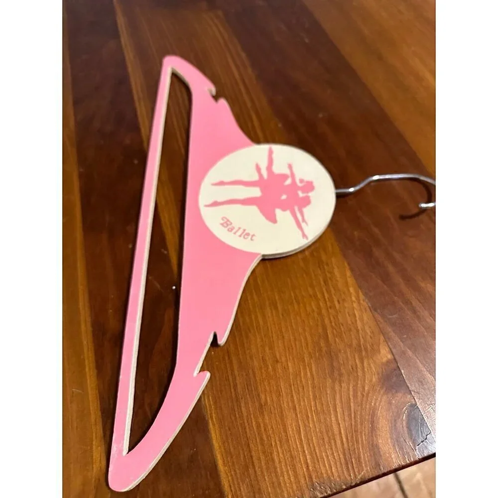 Pink Ballet Wooden Hanger